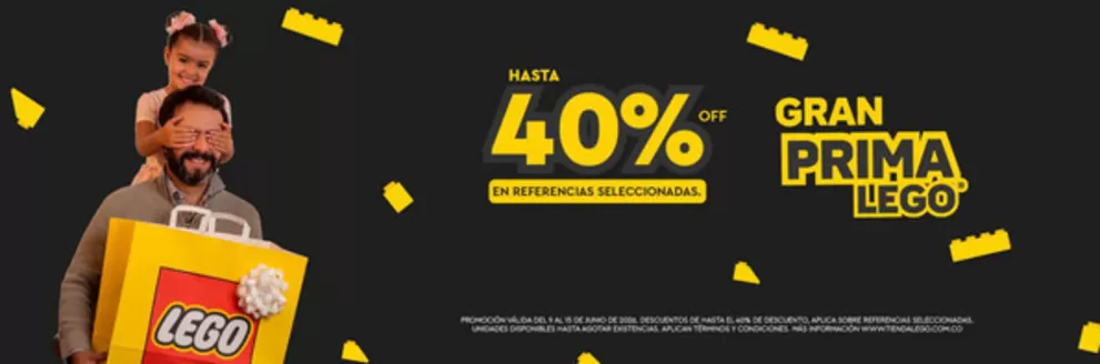 Catálogo LEGO | Gran Prima Lego hasta 40% OFF | 2026-06-12T00:00:00.000Z - 2026-06-15T00:00:00.000Z
