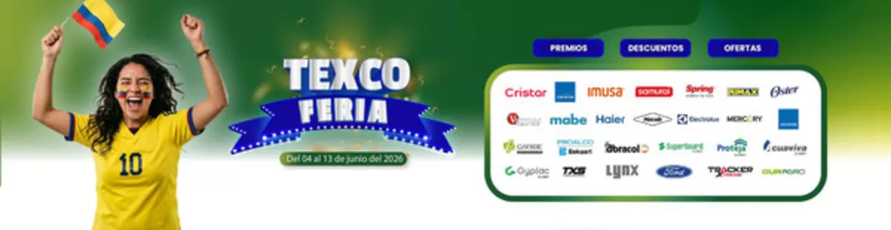 Catálogo Texco Comercial en Tibasosa | Texco Feria | 2026-06-12T00:00:00.000Z - 2026-06-13T00:00:00.000Z