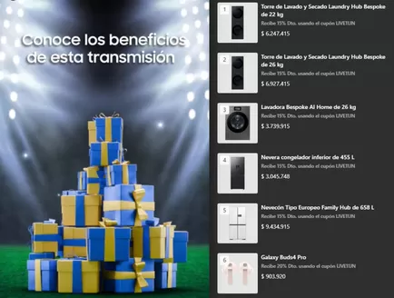 Catálogo Samsung en Tibasosa | Promociones | 2026-06-12T00:00:00.000Z - 2026-06-21T00:00:00.000Z