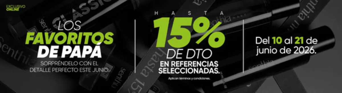 Catálogo Senthia | Hasta 15% OFF en Ref. Selecc | 2026-06-12T00:00:00.000Z - 2026-06-21T00:00:00.000Z