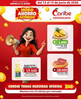 Catálogo Caribe Supermercados | Volante antioquiaaaaa | 2026-06-13T00:00:00.000Z - 2026-06-15T00:00:00.000Z
