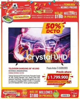 Catálogo MercaCentro | Ofertas y gangas exclusivas | 2026-06-03T00:00:00.000Z - 2026-07-11T00:00:00.000Z