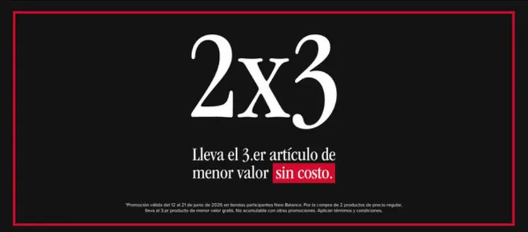 Catálogo New Balance en Ubaque | 2x3 | 2026-06-16T00:00:00.000Z - 2026-06-21T00:00:00.000Z