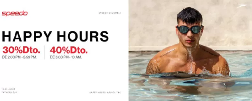 Catálogo Speedo | Happy Hours, Ofertas Especial | 2026-06-17T00:00:00.000Z - 2026-06-21T00:00:00.000Z