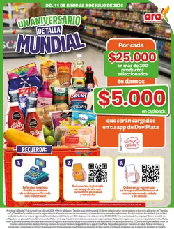Catálogo Ara | Folleto S25 TiendasARA Nacional 205x27cm NACIONAL copia | 2026-06-11T00:00:00.000Z - 2026-07-08T00:00:00.000Z