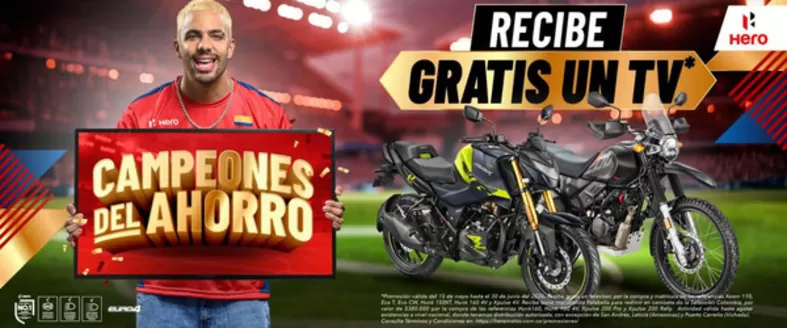 Catálogo Hero Motos en Uramita | Promo | 2026-06-18T00:00:00.000Z - 2026-06-30T00:00:00.000Z