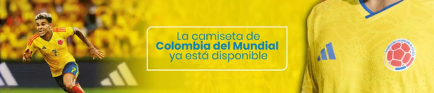 Catálogo Planeta Sport | La camiseta de Colombia del Mundial ya está disponible | 2026-06-18T00:00:00.000Z - 2026-07-31T00:00:00.000Z