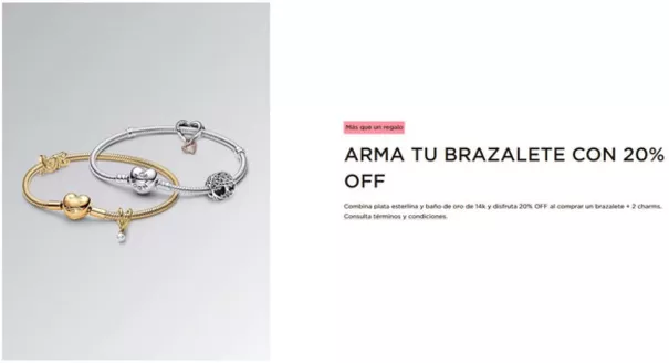 Catálogo Pandora | Arma tu brazalete con 20% OFF | 2026-06-19T00:00:00.000Z - 2026-06-30T00:00:00.000Z