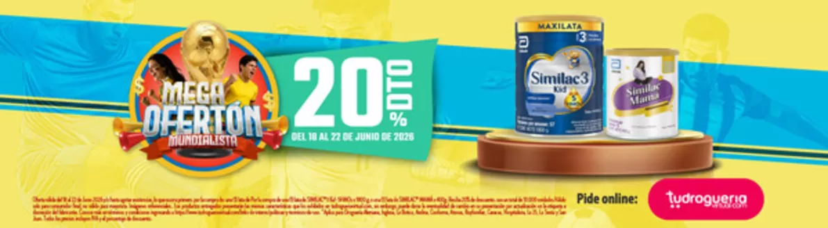 Catálogo Tu Droguería Virtual | Ofertas principales y descuentos | 2026-06-18T00:00:00.000Z - 2026-06-22T00:00:00.000Z