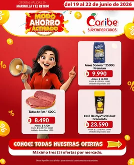 Catálogo Caribe Supermercados | Volante marinilla y retiro | 2026-06-19T00:00:00.000Z - 2026-06-22T00:00:00.000Z