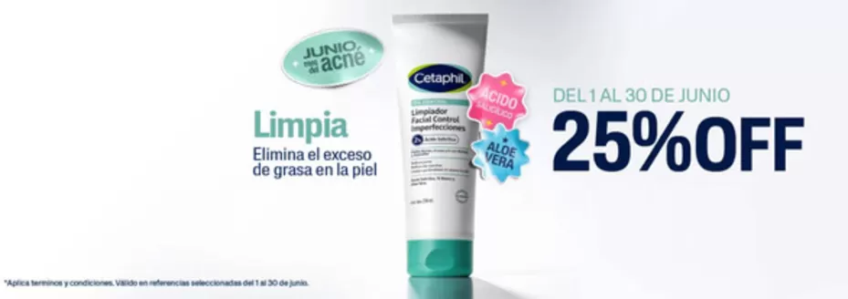 Catálogo Cutis | Limpia Elimina el exceso de grasa en la piel 25% OFF | 2026-06-22T00:00:00.000Z - 2026-06-30T00:00:00.000Z