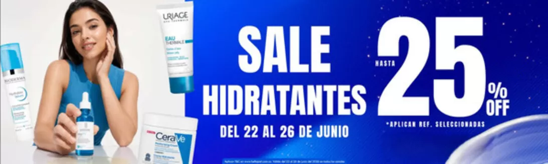 Catálogo Bella Piel | Sale Hidratantes hasta 25 % Off | 2026-06-22T00:00:00.000Z - 2026-06-26T00:00:00.000Z