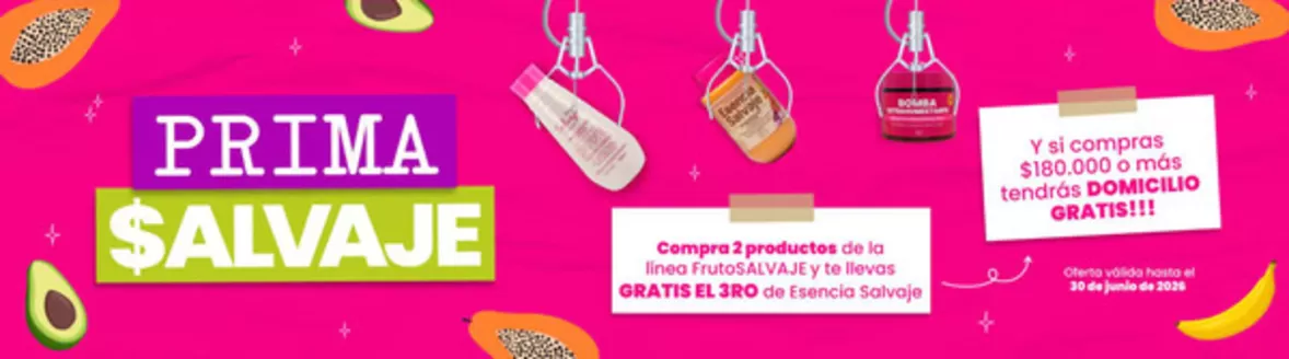 Catálogo Fruto Salvaje | Prima Salvaje | 2026-06-22T00:00:00.000Z - 2026-06-30T00:00:00.000Z