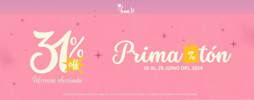 Catálogo Laura V | 31% OFF en Ref. Selecc. | 2026-06-26T00:00:00.000Z - 2026-06-29T00:00:00.000Z