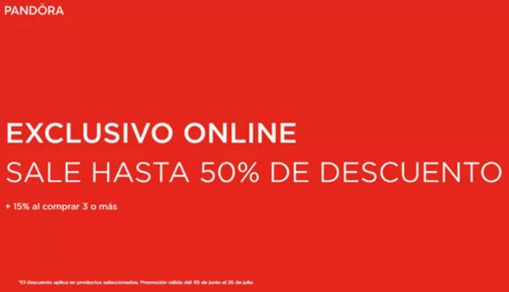 Catálogo Pandora | Sale Hasta 50% OFF | 2026-07-01T00:00:00.000Z - 2026-07-26T00:00:00.000Z