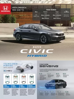 Catálogo Honda en Cartagena | Honda Civic E:hev | 2024-11-07T00:00:00.000Z - 2025-11-07T00:00:00.000Z