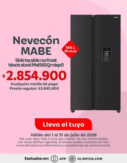 Catálogo Olímpica en Corozal | Excelente oferta para todos los clientes | 2026-07-01T00:00:00.000Z - 2026-07-31T00:00:00.000Z