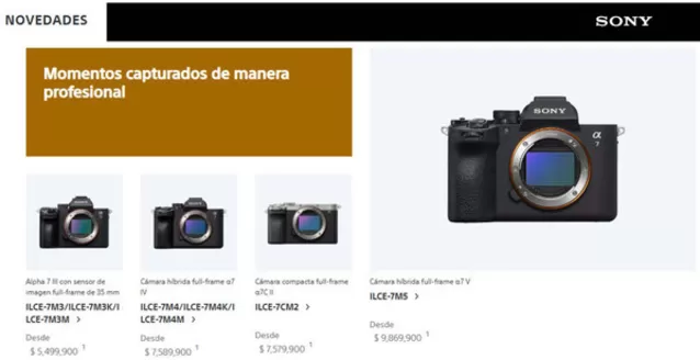 Catálogo Sony | Precio Especial | 2026-07-03T00:00:00.000Z - 2026-07-31T00:00:00.000Z