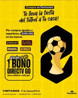 Catálogo Ferricentro | Por compras iguales o superiores a $500.000 en Ferricentro | 2026-07-03T00:00:00.000Z - 2026-07-31T00:00:00.000Z