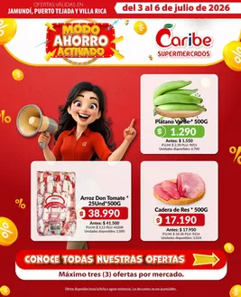 Catálogo Caribe Supermercados en Soacha | Volante jamundi | 2026-07-03T00:00:00.000Z - 2026-07-06T00:00:00.000Z