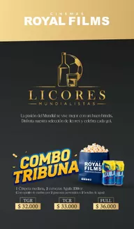 Catálogo Royal Films en Bogotá | Menu Licores Mundialistas | 2026-07-06T00:00:00.000Z - 2026-07-31T00:00:00.000Z