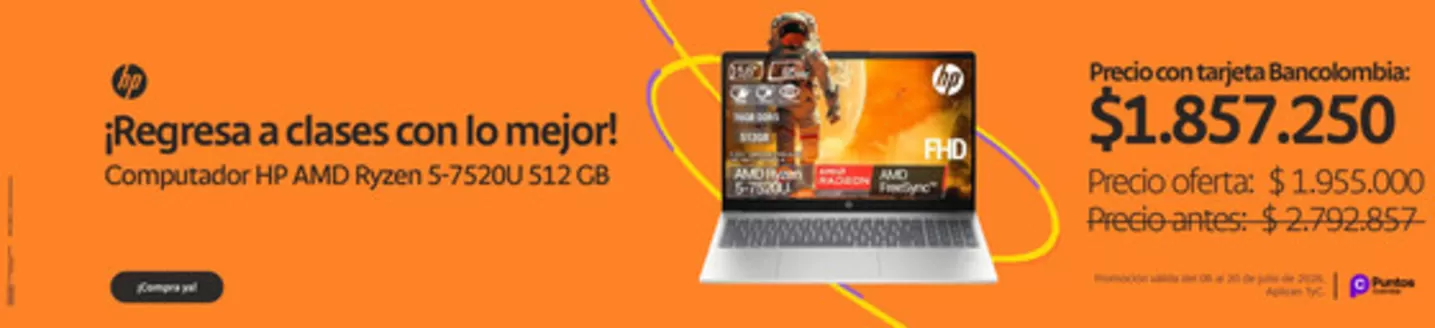 Catálogo Bancolombia en Cartago | Ofertas Bancolombia | 2026-07-06T00:00:00.000Z - 2026-07-20T00:00:00.000Z