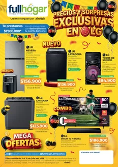 Catálogo Full Hogar en Andes | OFERTAS FULLHOGAR EXCLUSIVAS JULIO 2026 | 2026-07-01T00:00:00.000Z - 2026-07-31T00:00:00.000Z