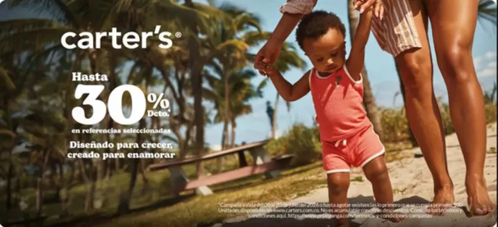 Catálogo Carter's | Hasta 30% OFF | 2026-07-08T00:00:00.000Z - 2026-07-20T00:00:00.000Z