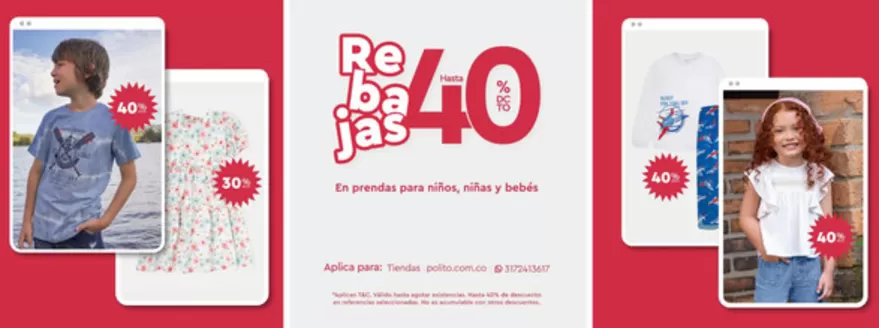 Catálogo Polito | Rebajas Hasta 40% OFF. 15% OFF en tu primera compra | 2026-07-08T00:00:00.000Z - 2026-07-31T00:00:00.000Z