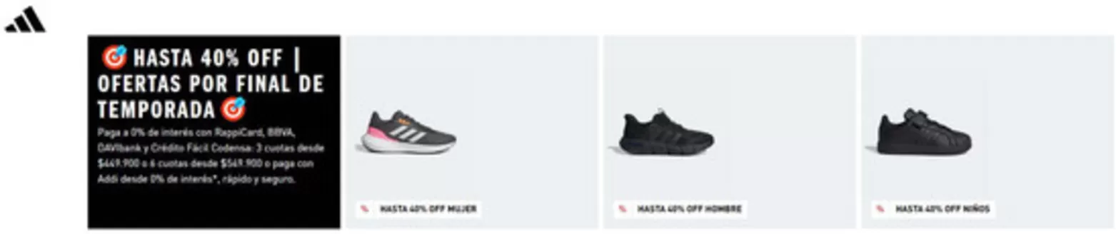 Catálogo Adidas en Medellín | Hasta 40% OFF | 2026-07-08T00:00:00.000Z - 2026-07-13T00:00:00.000Z