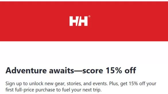 Catálogo Helly Hansen | 15% OFF en tu primera compra | 2026-07-09T00:00:00.000Z - 2026-07-31T00:00:00.000Z