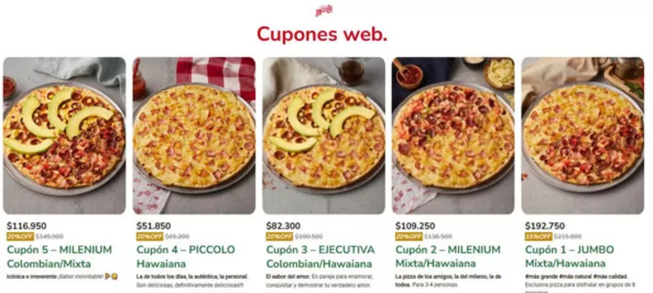 Catálogo Pizzas Piccolo | Sabores para todos los gustos y a un precio especia | 2026-07-10T00:00:00.000Z - 2026-07-31T00:00:00.000Z