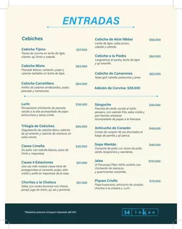Catálogo 14 Inkas | Menu 14 Inkas | 2026-07-10T00:00:00.000Z - 2026-07-31T00:00:00.000Z