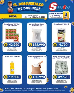 Catálogo Caribe Supermercados en La Ceja | Volantebuga surto | 2026-07-10T00:00:00.000Z - 2026-07-13T00:00:00.000Z