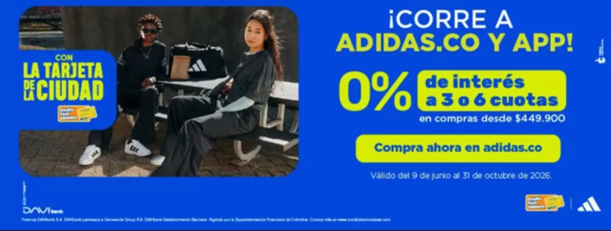 Catálogo Crédito Fácil Codensa | 0% de interés a 3 o 6 cuotas en compras desde $449.900 | 2026-07-10T00:00:00.000Z - 2026-10-31T00:00:00.000Z