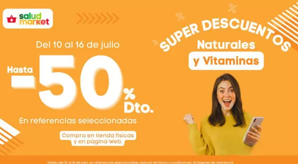 Catálogo Salud Market | Ofertas hasta 50% OFF | 2026-07-13T00:00:00.000Z - 2026-07-16T00:00:00.000Z