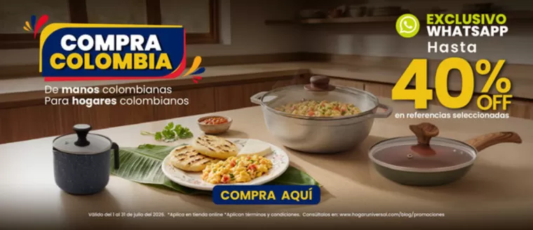 Catálogo Hogar Universal en San Gil | Ofertas principales y descuentos | 2026-07-01T00:00:00.000Z - 2026-07-31T00:00:00.000Z