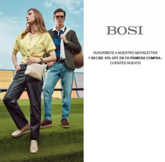 Catálogo Bosi | 15% de DCTO en tu primera compra | 2026-07-15T00:00:00.000Z - 2026-07-31T00:00:00.000Z