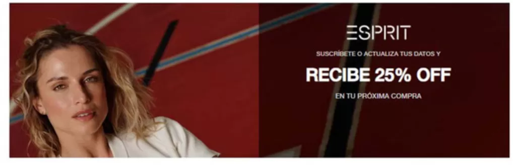 Catálogo Esprit | Recibe 25% Off en tu próxima compra | 2026-07-15T00:00:00.000Z - 2026-07-31T00:00:00.000Z