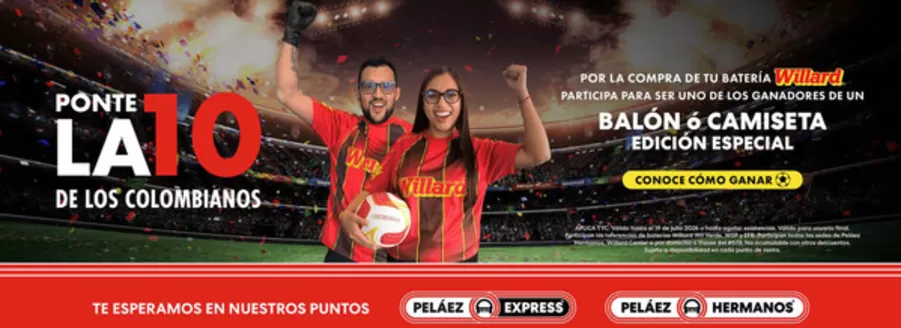 Catálogo Peláez Hermanos | Participa para ganar un Balón ó Camiseta | 2026-07-15T00:00:00.000Z - 2026-07-19T00:00:00.000Z