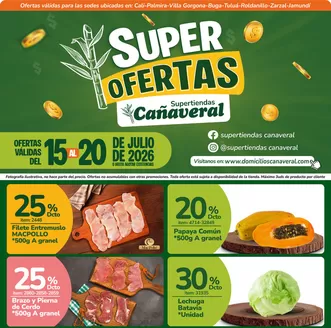 Catálogo Supertiendas Cañaveral | Volante Super ofertas del 15 al 20 de Julio 2026 | 2026-07-15T00:00:00.000Z - 2026-07-20T00:00:00.000Z