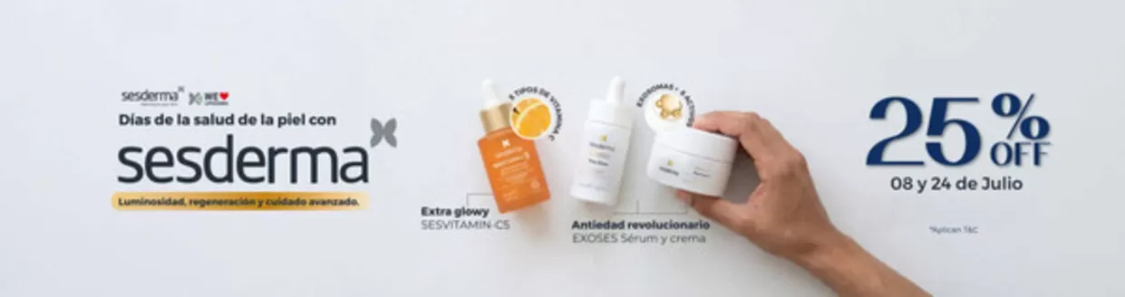 Catálogo Laskin | Sesderma 25% OFF | 2026-07-16T00:00:00.000Z - 2026-07-24T00:00:00.000Z