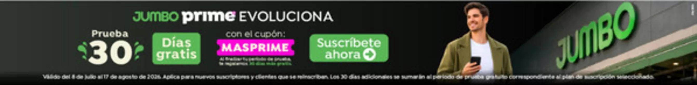 Catálogo Jumbo en Turbaná | Ofertas y promociones actuales | 2026-07-08T00:00:00.000Z - 2026-08-17T00:00:00.000Z