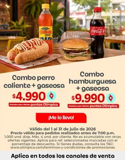 Catálogo Olímpica en Distracción | Gran variedad de ofertas | 2026-07-01T00:00:00.000Z - 2026-07-31T00:00:00.000Z