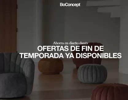 Catálogo BoConcept | Ofertas De Fin De Temporada Ya Disponibles | 2026-07-17T00:00:00.000Z - 2026-07-31T00:00:00.000Z