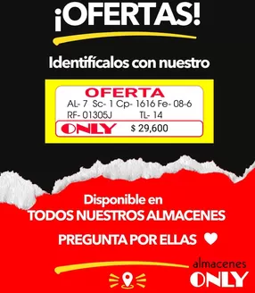 Catálogo Almacenes Only | Ofertas | 2026-07-17T00:00:00.000Z - 2026-07-31T00:00:00.000Z