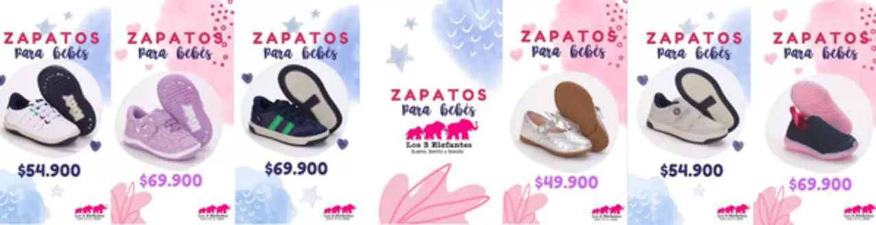 Catálogo Los Tres Elefantes en Aracataca | Zapatos para bebés | 2026-07-17T00:00:00.000Z - 2026-07-20T00:00:00.000Z