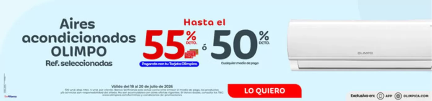 Catálogo Olímpica en Distracción | Gangas y ofertas actuales | 2026-07-18T00:00:00.000Z - 2026-07-20T00:00:00.000Z