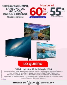 Catálogo Olímpica en Tocaima | Ofertas y promociones actuales | 2026-07-18T00:00:00.000Z - 2026-07-21T00:00:00.000Z