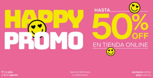 Catálogo Yoyo Jeans | Happy Promo hasta 50% OFF | 2026-07-20T00:00:00.000Z - 2026-08-02T00:00:00.000Z